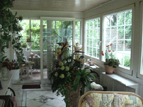 Wintergarten/Veranda mit Balkon